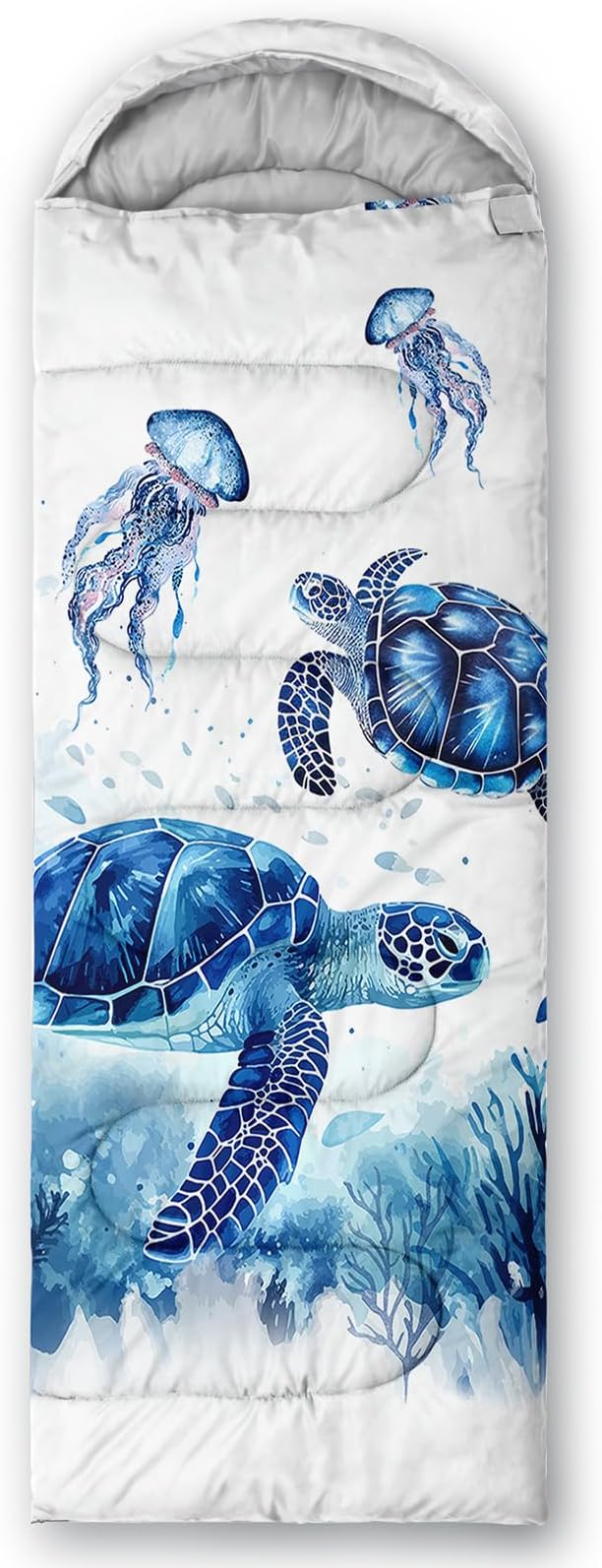 QOOMO Camping Sleeping Bags3 Season Warm &amp Cool WeatherLightweightWaterproof Sleeping Bags for Adults &amp Kids Travelingand Outdoors