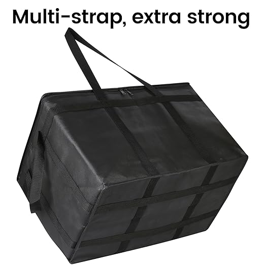 Bodaon 3-Pack Insulated Food Delivery Bag XXXL Pizza Cooler Bags Rideshare Delivery Bag Thermal Cold/Hot Styrofoam Carrier for Catering/Shopping/Travel/Car Warmer/Frozen
