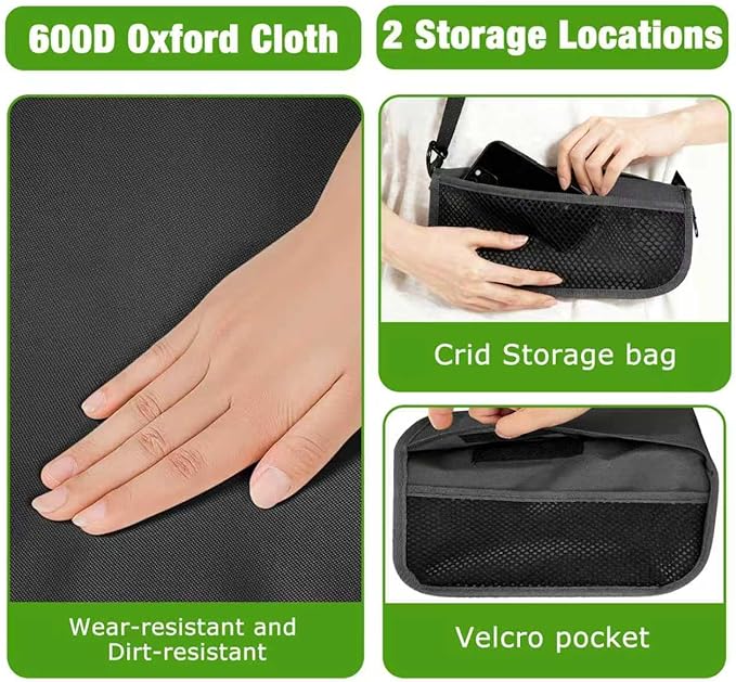 Portable Ultralight Collapsible StoolCamping Stool Folding ChairLightweight Handy Fishing Stool 350 LBBackpack Pocket Stool for Hiking Picnic Travel with Sunglass Bag and Magnetic Hat Clip