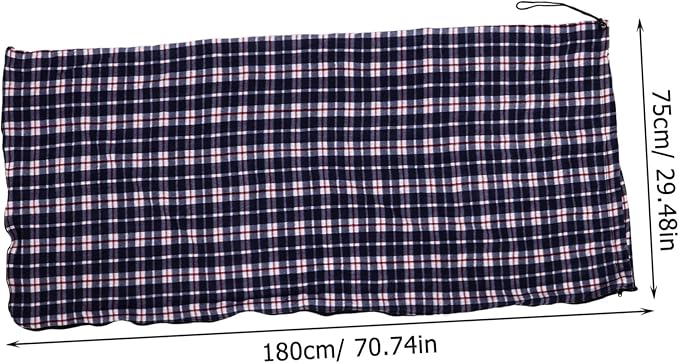 Lightweight Fleece Liner for Adults Portable Warm Camping Accessory for Hiking Picnic Travel Foldable and Outdoor Supple Sleeping Sack