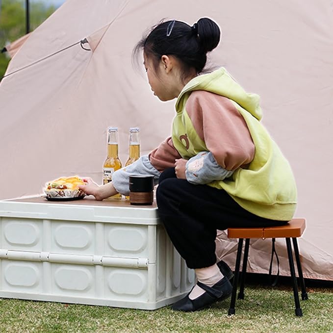 Folding Stool Travel Stools Portable Folding Camping Stool Light Weight Little Chair for Hiking Beach Garden Chair