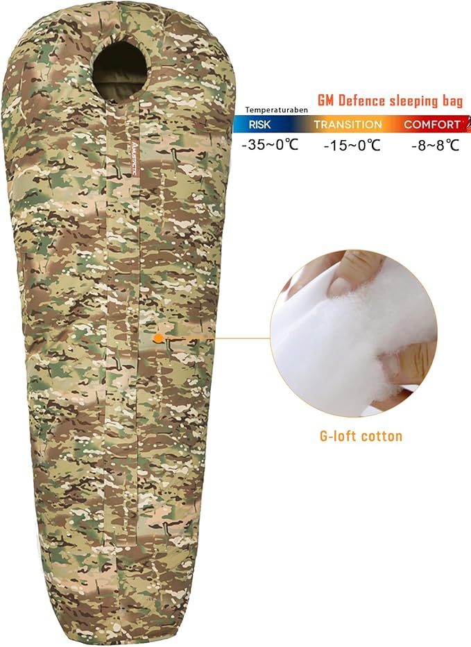 MT Military Army Force Defence 4 &amp Tropen Patrol Mummy Sleeping Bags with Bivy Cover Compression Sack Modular Sleeping System 2.0 for Cold Weather
