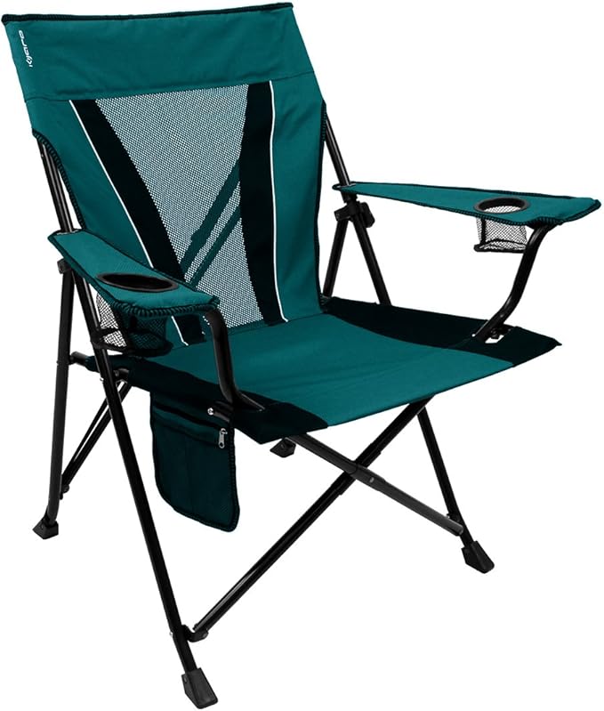 Kijaro XXL Dual Lock Portable Camping Chair - Supports Up to 400lbs - Enjoy The Outdoors in a Versatile Folding Sports &amp Outdoor Chair