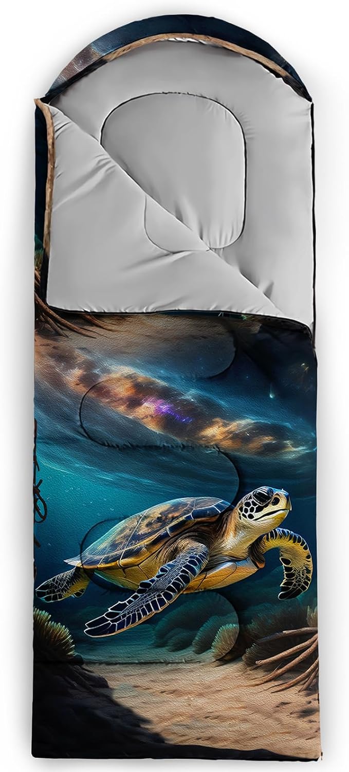 AILONEN Cartoon Car Sleeping BagsLightweight &amp Waterproof3 Season Warm &amp Cool WeatherCute Stars Printed Vehicles Transportation Sleeping Bags for BoysKidsAdults TravellingOutdoors