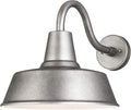 Sea Gull Lighting 8737401-57 Barn Light Outdoor Wall Sconce 75 Watts Weathered Pewter Large one Light