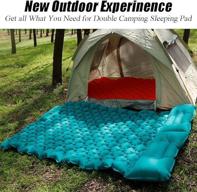 icepac Sleeping Pad Ultralight Inflatable Sleeping Pad for CampingBuilt-in Pump Ultimate for Camping HikingLightweight Inflatable Sleeping pad