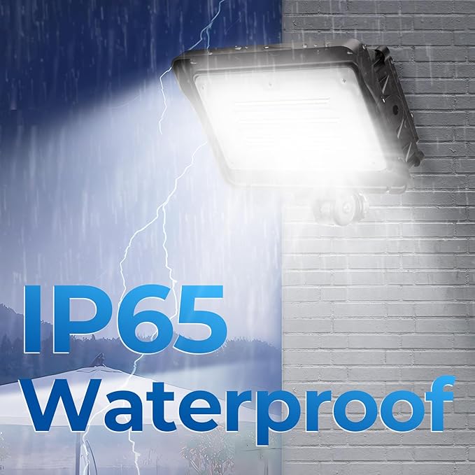 CINOTON 50W LED Flood Light Outdoor 7000LM IP65 Waterproof Security Wall Pack Light Fixture with 180°Knuckle for Patio Porch Garage Garden Lanscape 5000K Daylight 100-277V 2 Pack