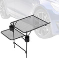 CDEN Tailgate Table Car Desk Tailgate Table Car Camping Camping Tables Vehicle Tables Adjustable Height Lightweight