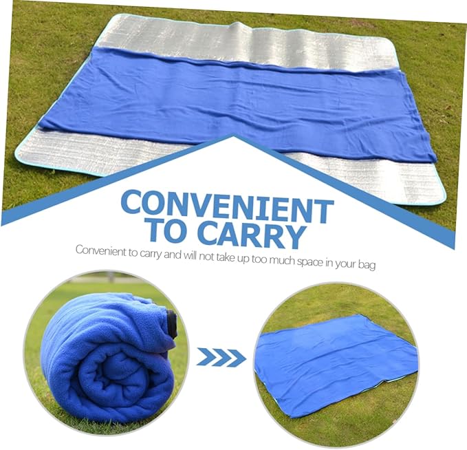 Homoyoyo Double-Sided Fleece – Lightweight - Portable Travel Blanket for Camping Hiking and Outdoor Picnics – Ideal for Comfort and Warmth on Your Adventures