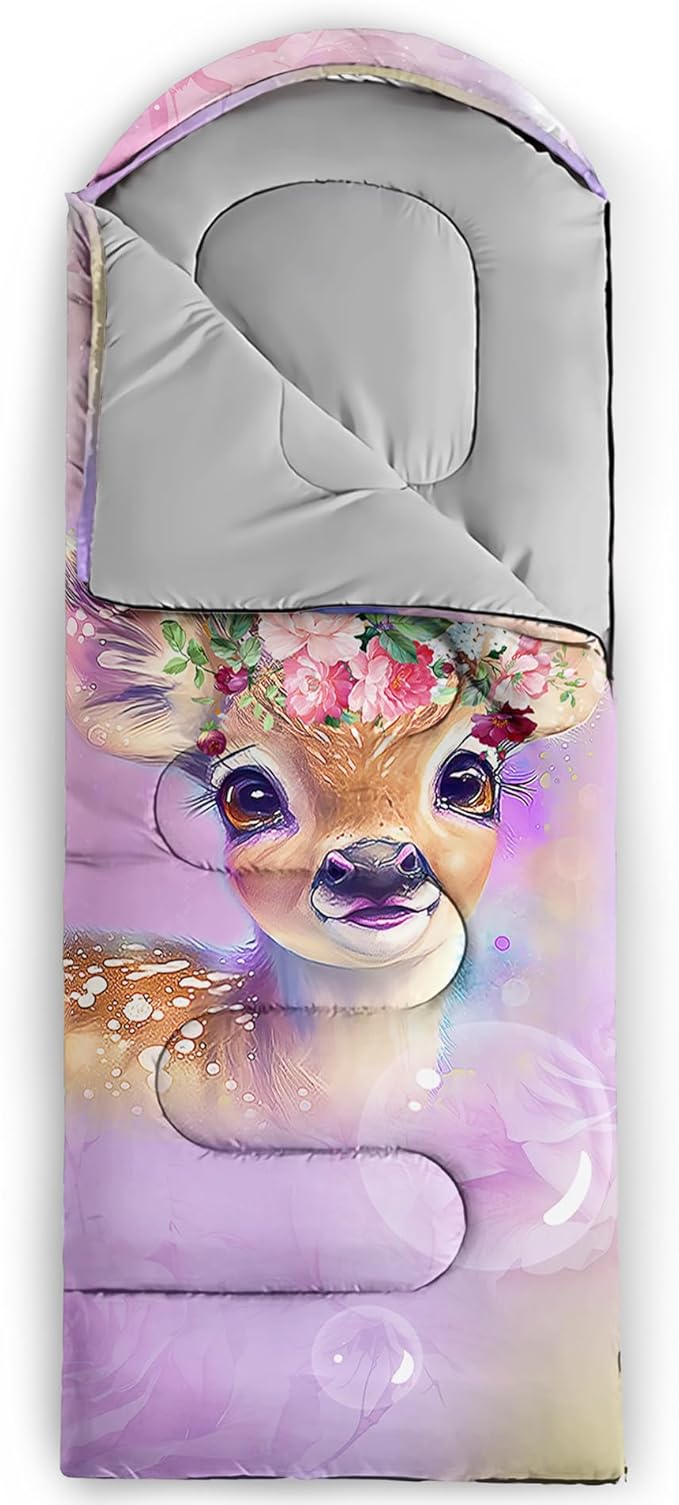 Sleeping Bag for Womens Girls Teens Waterproof Sleeping Bags Traveling and Outdoors Camping Gear Equipment