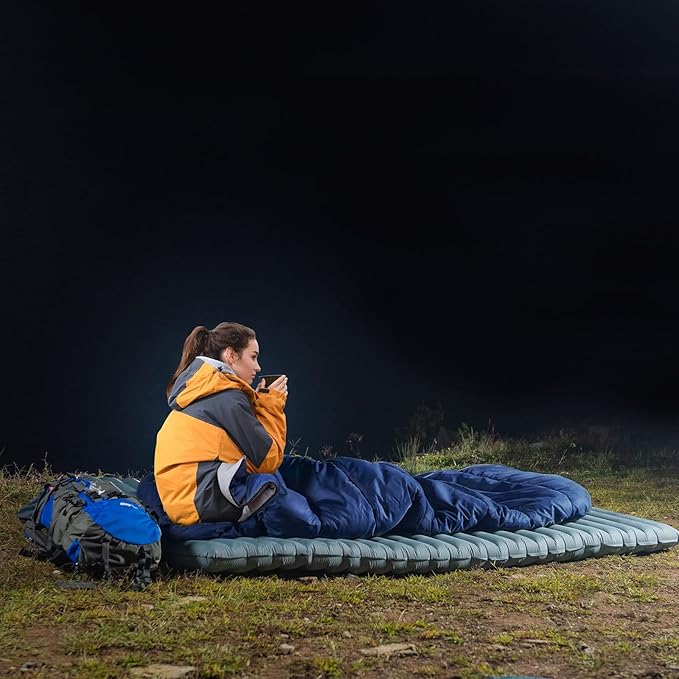 BISINNA XXL Sleeping Bag(90.55x39.37) for Big and Tall Adults3-4 Seasons Plus Size Warm and Comfortable Waterproof Lightweight Sleeping Bag Great for Camping Backpacking Hiking Indoor &amp Outdoor