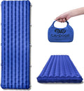 Inflating Sleeping Pads Ultralight Sleeping Pad Insulated - Camping Mattress for Backpacking Hiking with Bag Compact Sleeping Mat for Camping