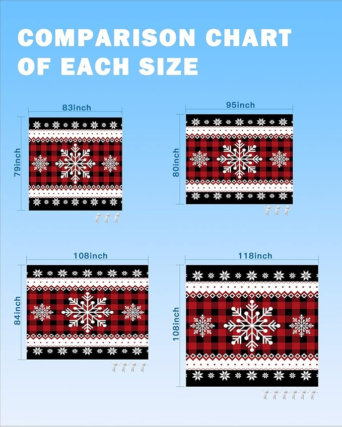 Beach Blanket Waterproof Sandproof Christmas Winter Snowflake Red Ripple Quick Drying Beach Mat with 4 Stakes Retro Black Buffalo Plaid Lightweight Picnic Blanket for Travel Camping Outdoor 95x80
