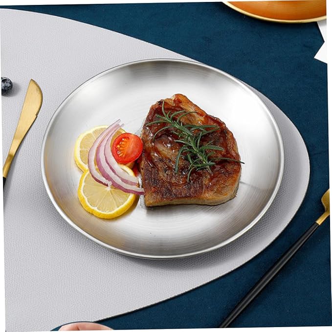 Ciieeo 6pcs Stainless for Boys and Girls Reusable Dishwasher Safe for Camping Outdoor Activities and Everyday Use