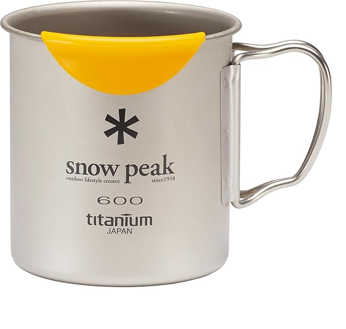 Snow Peak Lightweight Single Wall Titanium Backpacking Camping Mug