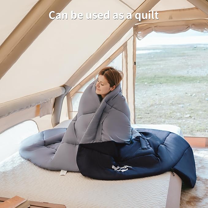Naturehike Camping Sleeping Bag for Adults Backpacking Compact Sleeping Bags 47℉ Lightweight for Camping Hiking 3 Seasons