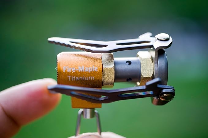 Fire-Maple FMS-300T Portable Stove Ultra Light Hiking Stove Titanium for Backpacking Camping Outdoor ISPO Design Award Gold Winner