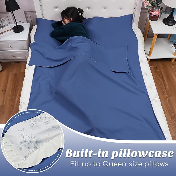 Irenare Self Tan Sleep Sack Reusable Body Self Tanners Lightweight Breathable Tanning Sleeping Sac for Bed Travel Sleeping Bag