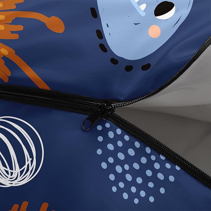 Kids Sleeping Bag for Boys GirlsCute Puppy Print-Lightweight Warm Portable Outdoor Indoor-Waterproof Cold Weather Resistant Sleeping Bag for Camping Hiking