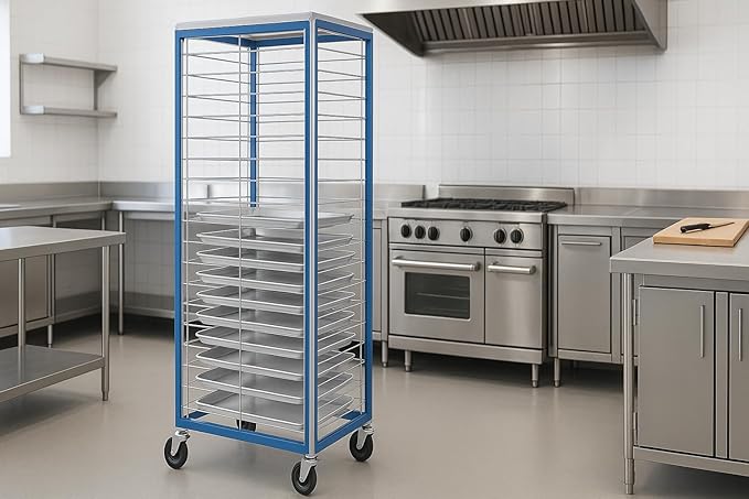End Load Pan Rack Cover Clear Vinyl - 28 L x 23 W x 64 H