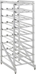 Full Size Stationary Aluminum Commercial Can Rack - Knocked Down (32L-041)
