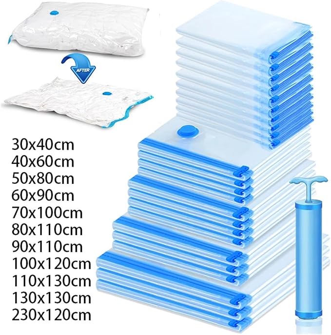Vacuum Storage Compression Bag Clothes Storage Bag Travel Artifact Vacum Storage Bag High Capacity Luggage Vacuum Pumping Bag