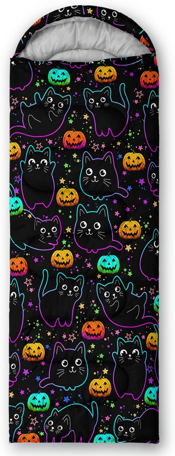 HOSIMA Dear Hunting Pattern Cold Weather Sleeping Bags for Kids AdultsBlack Light Weight Waterproof Sleeping Bags for Outdoors Hiking.
