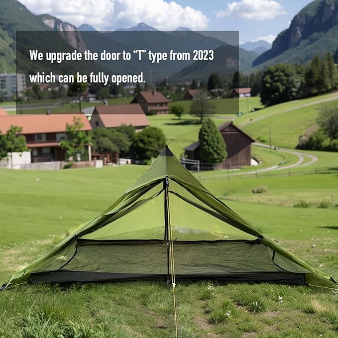 3F UL Gear Lanshan PRO Lanshan Ultralight Tent 4 Season Backpacking Tent for 1 Person Waterproof Professional Tents for Camping Trekking Kayaking Climbing Hiking