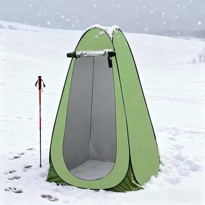 Portable Privacy Changing Tent Army Green 72 x 36 x 39 inches UV Resistant Water Repellent Fiberglass Frame