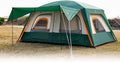 KTT Large Tent 8-10-12 PersonFamily Cabin Tents2 Rooms2 Doors and 4 Windows with MeshStraight WallWaterproofDouble LayerBig Tents for OutdoorPicnicCampingFamily Gathering