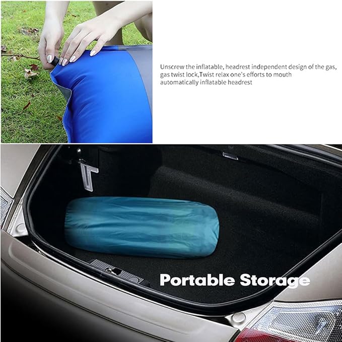 Car Inflatable Mattress for Ford Explorer (222) 2006 2007 2008 2009 2010 2011 2012 2013 2014 2015 Rear Trunk Air Mattress Camping Cushion Back Seat Sleeping MattressesBluegrey