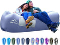 AlphaBeing Inflatable Lounger Beach Chair Accessories Air Sofa Hammock Inflatable Couch for Camping Backyard Lakeside with Compression Sacks Ideal Outdoor Gifts for Adults