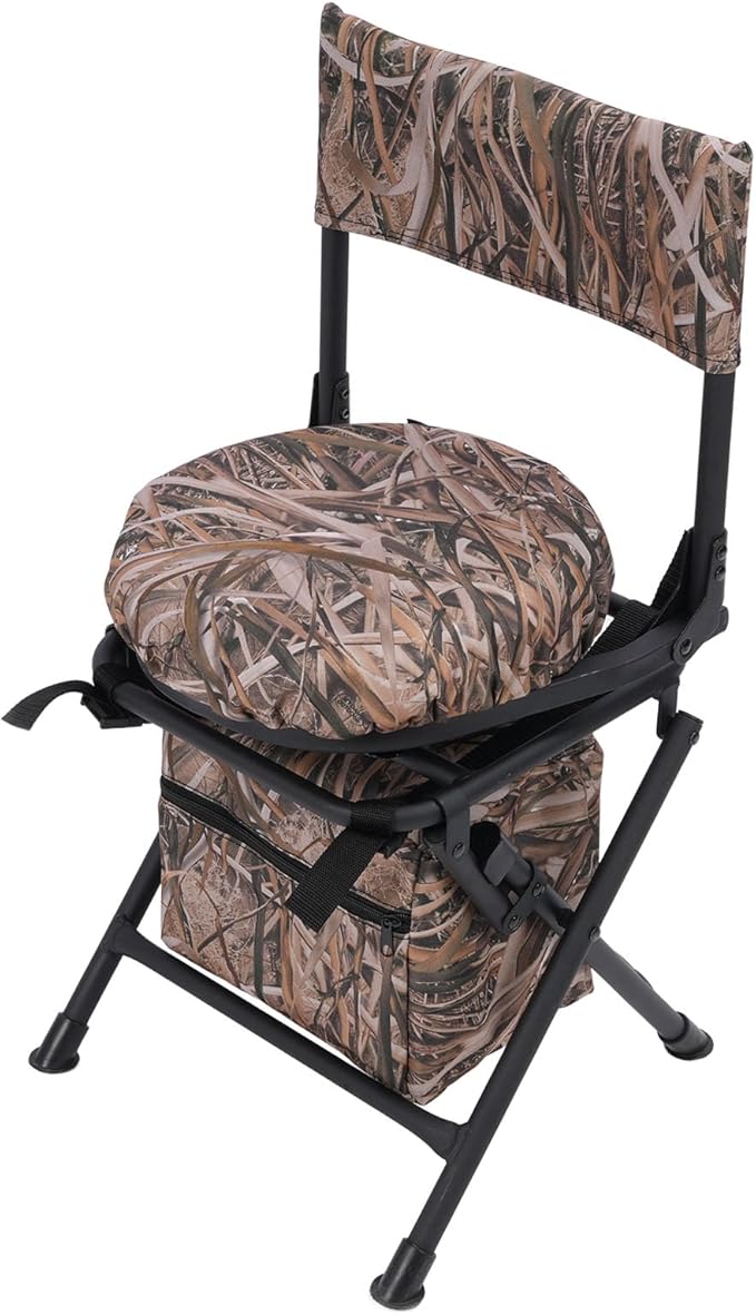 Lightweight Folding Chairs for Outside 360 Degree Camping Chair Portable Fishing Chair Foldable Compact Fishing Stool for Outdoor