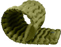 Enlarged and thickened air Sleeping Mats for camping (78.75 x 27.55 X 3.93 inches) 330lbs load capacity quick inflation in 25 seconds at maximum speed low noise TPU coated(Military Green)