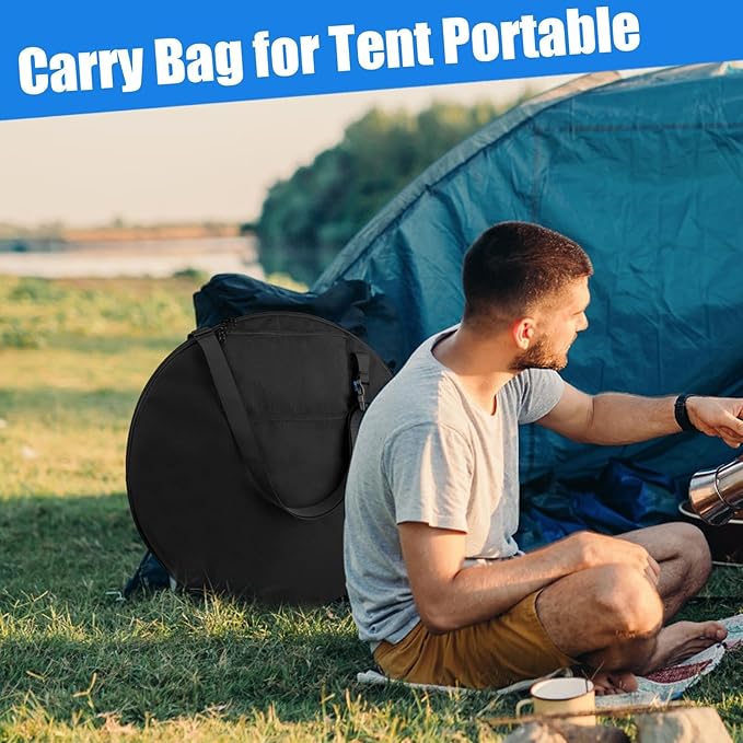 Carry Bag for Privacy Shower Tent Lightweight Storage Replacement Bag for Portable Toilet Tent Pop Up Pod Changing Room Accessories Bag Only