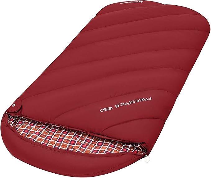 KingCamp Sleeping Bags Big and Tall Flannel Sleeping Bag for Adults Lightweight Portable Extra Wide Sleep Bag for Camping Backpacking Perfect for Cold and Warm Weather Outdoor Gear