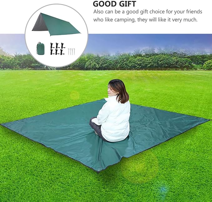 1Set Durable Outdoor Travel Tent Lightweight Canopy Tent for Camping Hiking and Backpacking for People Easy to Carry and Store for Camping