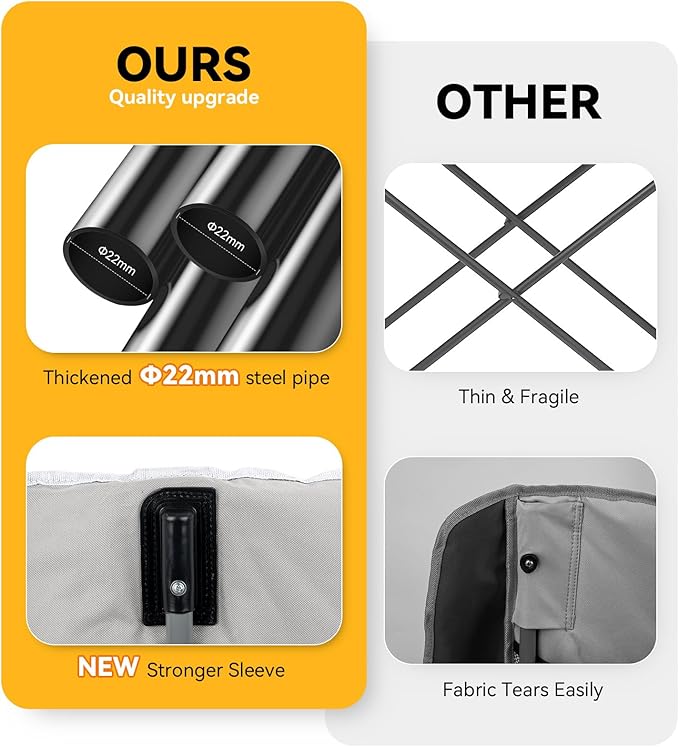 Double Camping Chair – 2-3 Person Outdoor Folding Sofa with Cup &amp Wine Glass Holders – Oversized Loveseat Camping Couch for Campfire RV Backyard – Supports Up to 1050 lbs