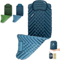 Camping Sleeping mat and Inflatable Pillow - Set Portable Ultra-Light Thickened Quick to inflate in 30s can be Spliced. Suitable for Backpacking Hiking Camping and Other Scenes