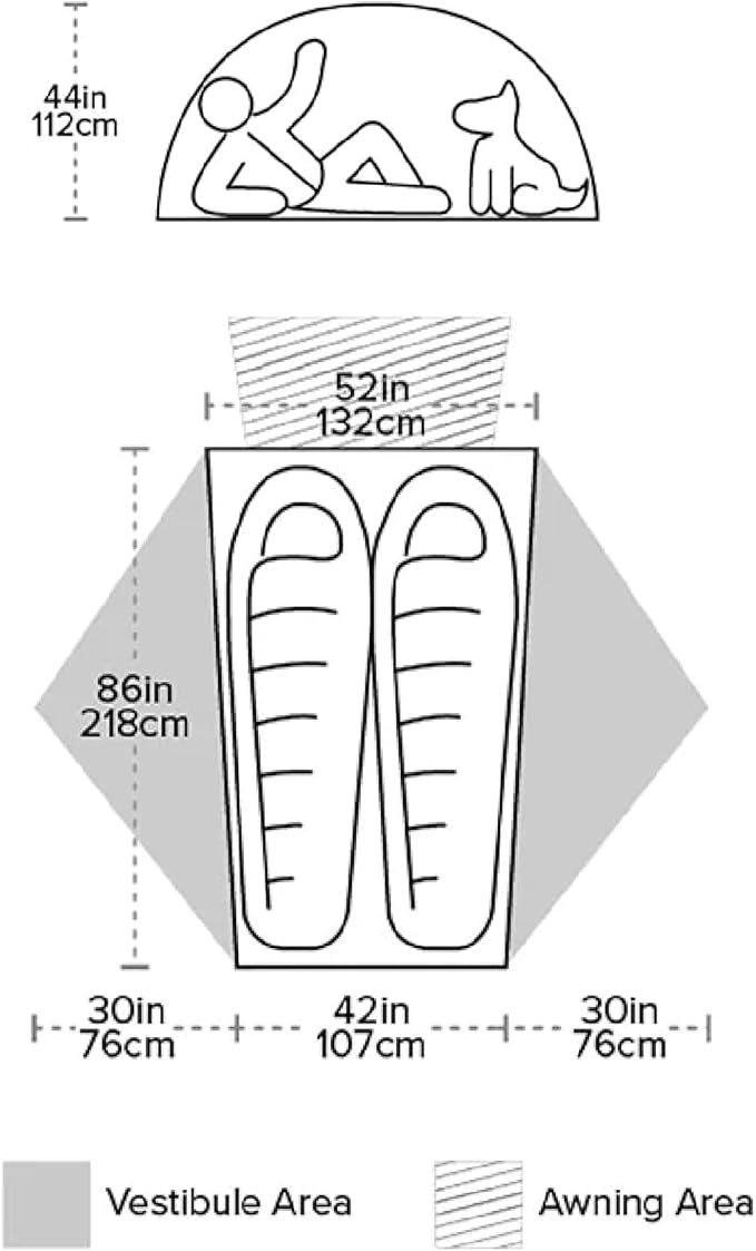Big Agnes Salt Creek Superlight Backpacking Tent