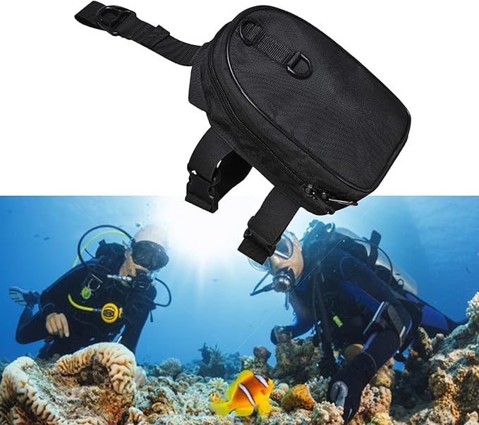 Diving Thigh Bag Light Weight Diving Thigh Pouches Storage Pocket Underwater Organizers Bag for Snorkeling Equipment