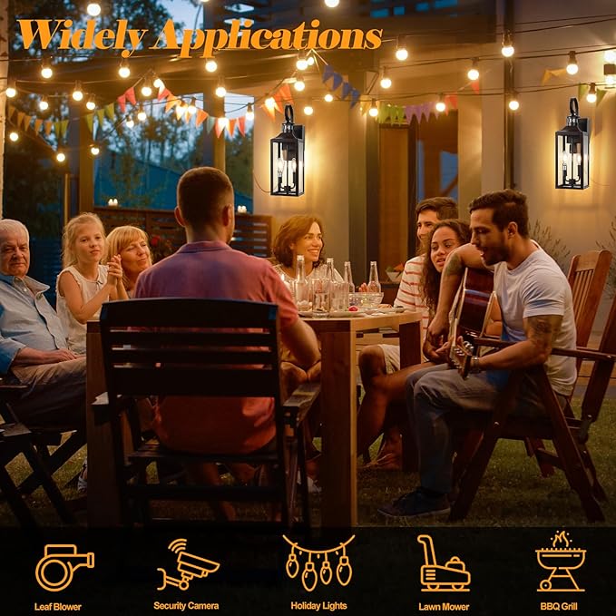 Porch Lights with GFCI Outlet 20 Brown Dusk to Dawn Motion Sensor Outdoor Lights Exterior Lighting Fixtures with GFCI Outlet Built-in Waterproof Bronze Outdoor Wall Sconce for House Patio