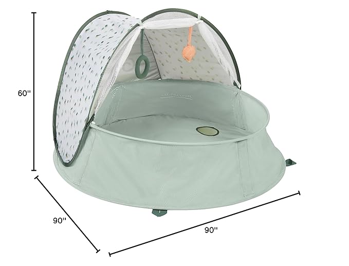 Babymoov Aquani 3-in-1 Infant &amp Baby Beach Tent &amp Pool UV Protection Sunshade Pop-Up Play Area &amp Portable Outdoor Paddling Pool Provence