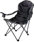 Picnic TIME Reclining Camp Chair Beach Chair for Adults Sports Chair with Carry Bag