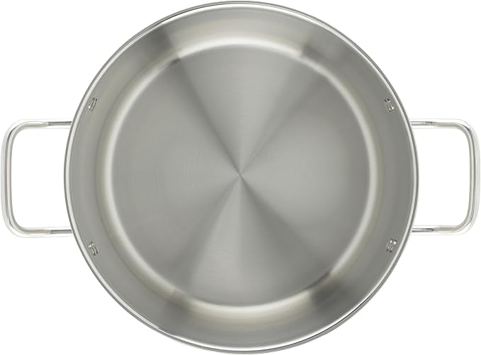 Winco Heavy-Duty Stainless Steel Stock Pot with Cover 12 Quart