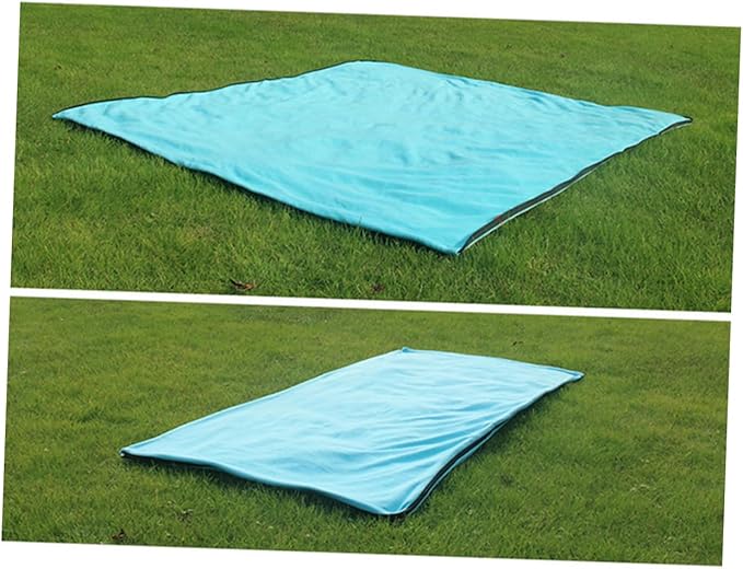 BESTonZON Fleece for Camping Hiking Lightweight Includes Storage Bag for Cool Weather Outdoor Activities Multi Use as Blanket Cushion