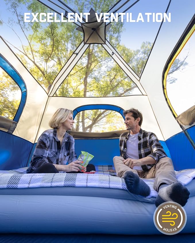 FanttikOutdoor Zeta L8 Max Camping Chair&ampFanttikOutdoor Zeta C4 Pro Camping Tent 4 Person Instant Cabin