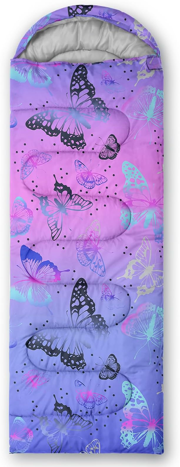 QOOMO Camping Sleeping Bags3 Season Warm &amp Cool WeatherLightweightWaterproof Sleeping Bags for Adults &amp KidsTravelingand OutdoorsCamping Gear Equipment