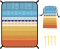 Foldable Outdoor Picnics Blanket Easy to Carry Beach Blanket Large Spacious Mattress Elegant Camping Pad for Relaxation Pad for Camping