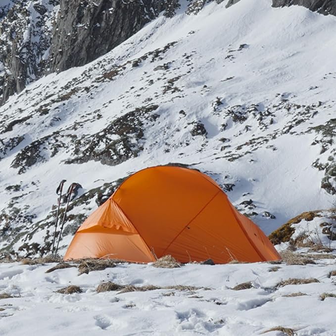 3FULGEAR Backpacking Tent Floating Cloud 2 Easy Setup 2 Person 3/4 Season Ultralight Tents Waterproof Windproof Double Layer Lightweight Outdoor Tent for Camping Hiking Hunting Survival